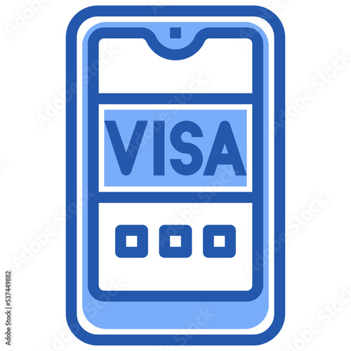 pay visa line icon,linear,outline,graphic,illustration