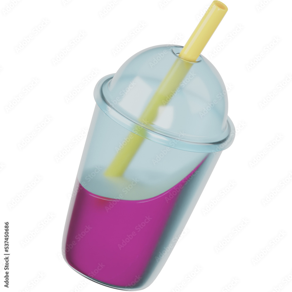 Drink 3d render icon Drink 3d render icon