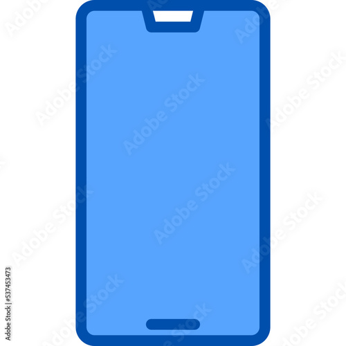 Iphone blue line icon