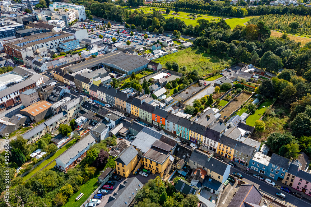 Killarney in Ireland Aerial View | Drone Pictures of the Town Killarney in County Kerry