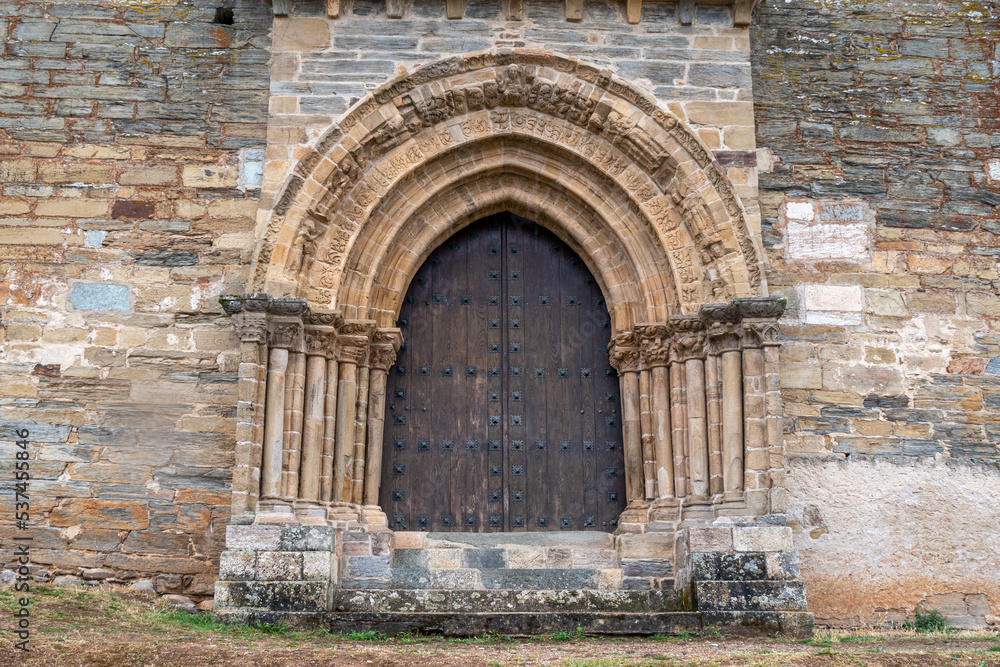 Door of Forgiveness, Church of Santiago Apóstol, Villafranca del Bierzo, León, Spain. French Way of Saint James. Door of Forgiveness, Church of Santiago Apóstol, Villafranca del Bierzo, León, Spain. French Way of Saint James.