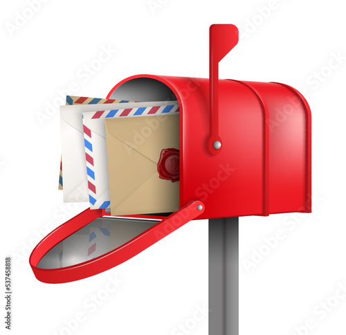 Realistic Mailbox Composition