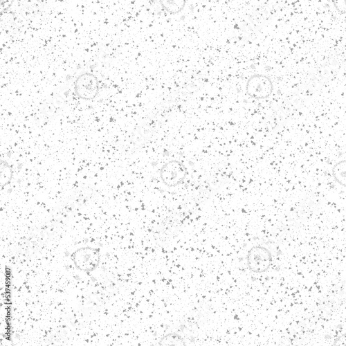 Hand Drawn Snowflakes Christmas Seamless Pattern. Subtle Flying Snow Flakes on chalk snowflakes Background. Amusing chalk handdrawn snow overlay. Positive holiday season decoration.