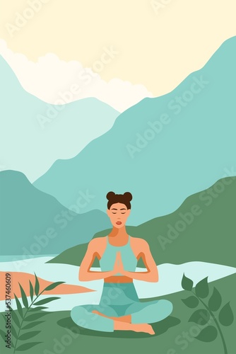 Wallpaper Mural yoga on the lake Torontodigital.ca