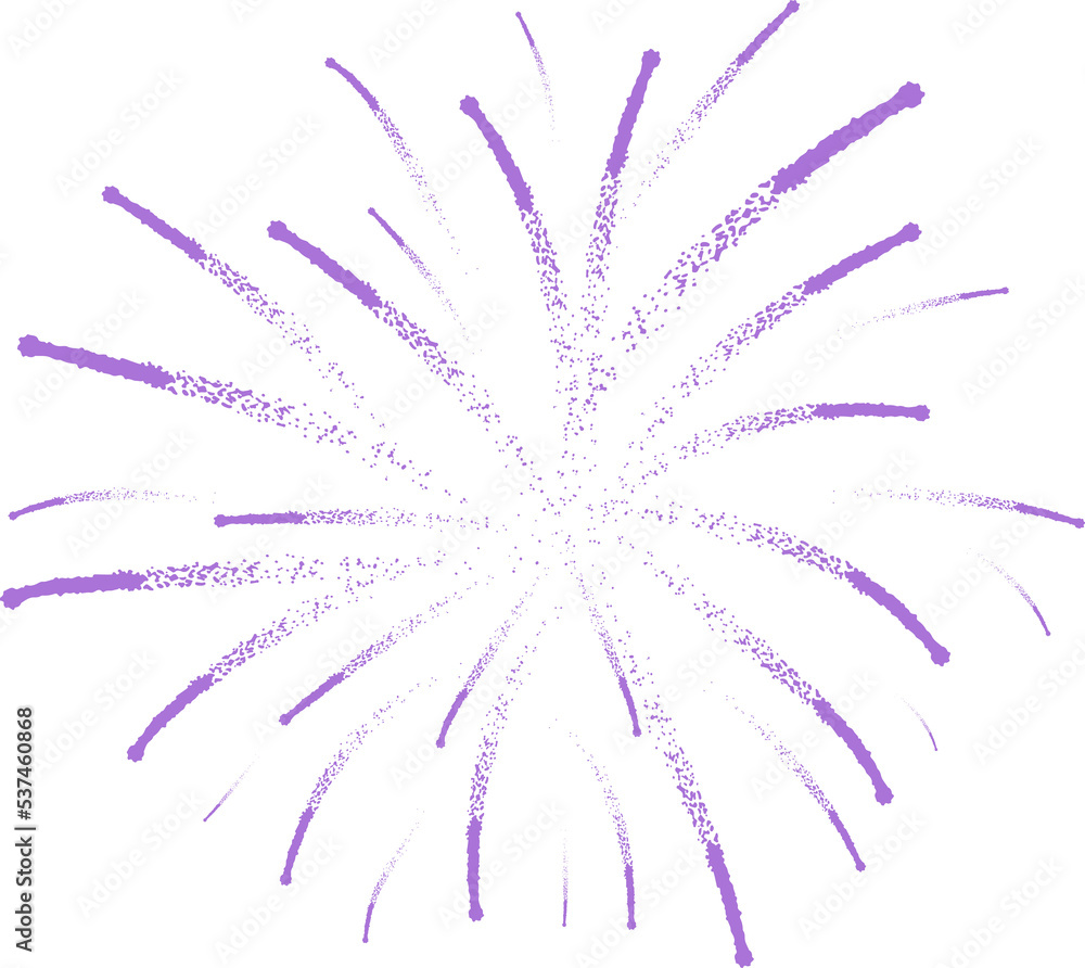 Obraz premium Beautiful bursting firework.