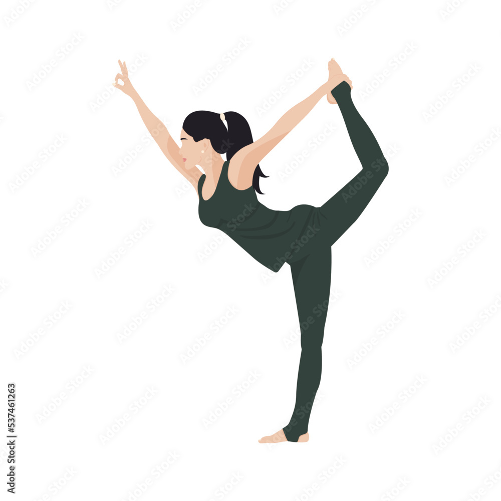 Obraz premium yoga, faceless