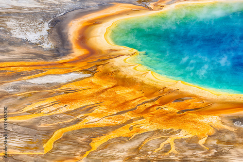 Grand Prismatic Spring in Yellowstone national park