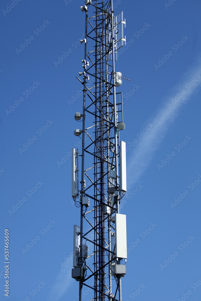 5G Mobile phone network antenna. 5G Mobile phone network antenna.