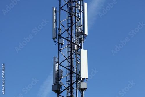 5G Mobile phone network antenna.