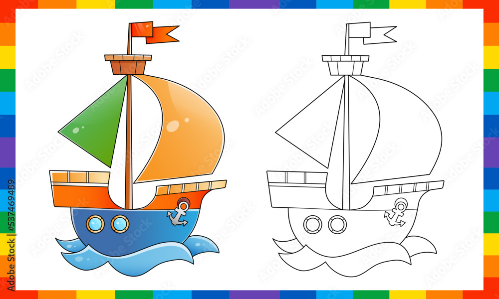 Kids Drawing Ship Stock Illustrations – 5,578 Kids Drawing Ship Stock  Illustrations, Vectors & Clipart - Dreamstime
