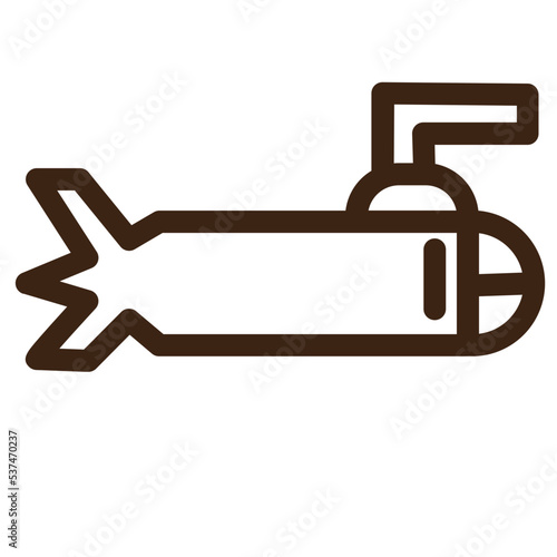 nautical military war nato outline icon