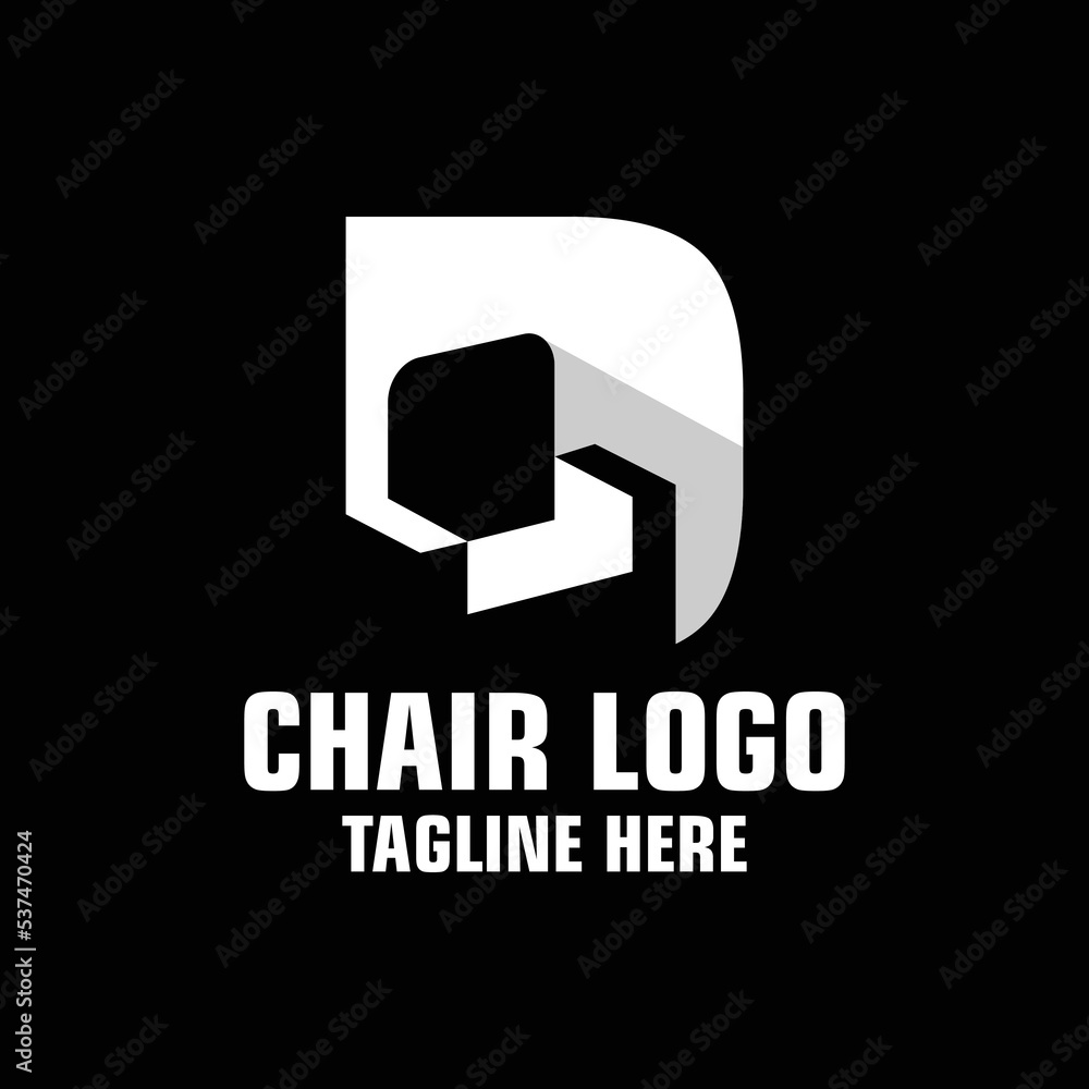 Letter D Sofa Logo Design Template Inspiration, Vector Illustration. Letter D Sofa Logo Design Template Inspiration, Vector Illustration.