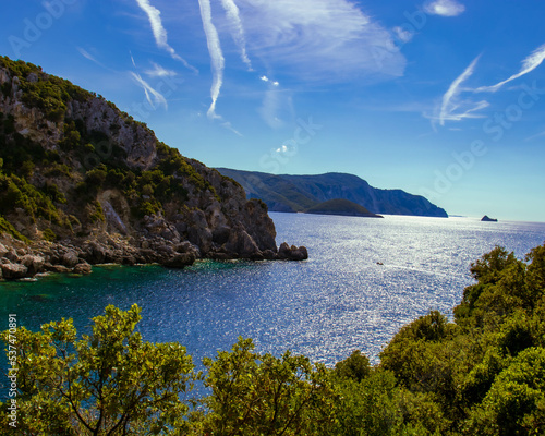 Sea landscape view - Corfu September 2022