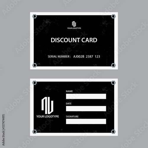 Black business and discound card
