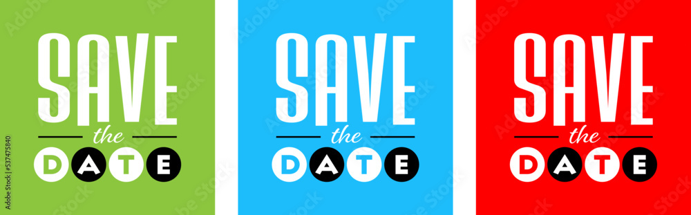 Save the date Save the date
