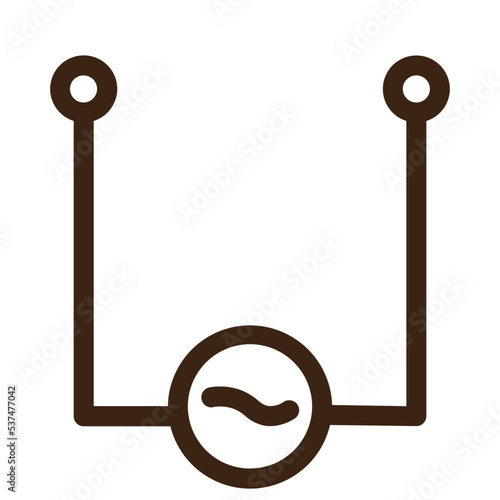 oscilloscope engineering outline icon