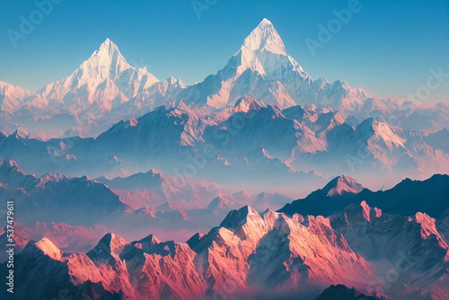 Mountain landscape at high altitude © Grafvision