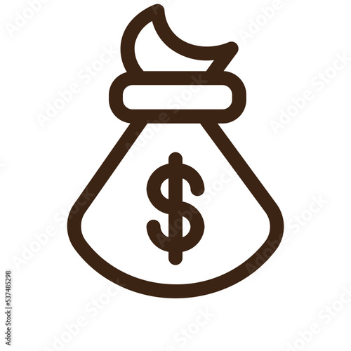 tool office money outline icon