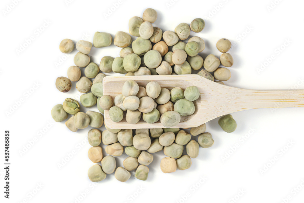 Green Pea (Green Matar). Green Pea with wooden spoon Green Pea (Green Matar). Green Pea with wooden spoon