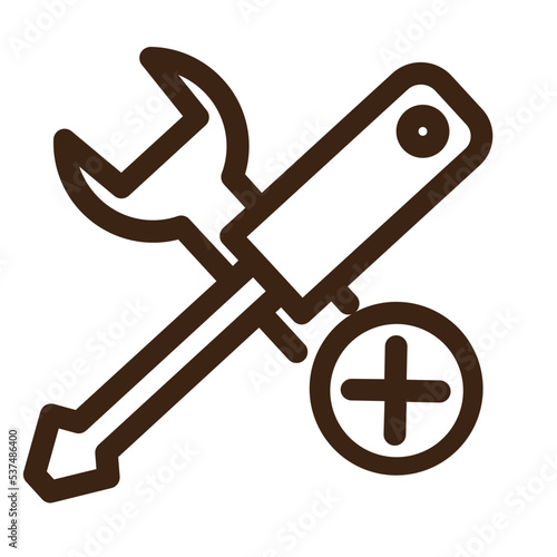 preferences settings tools outline icon