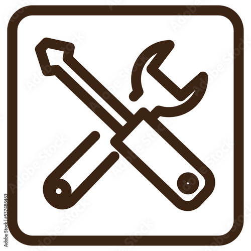 adjustment icon set settings tools outline icon