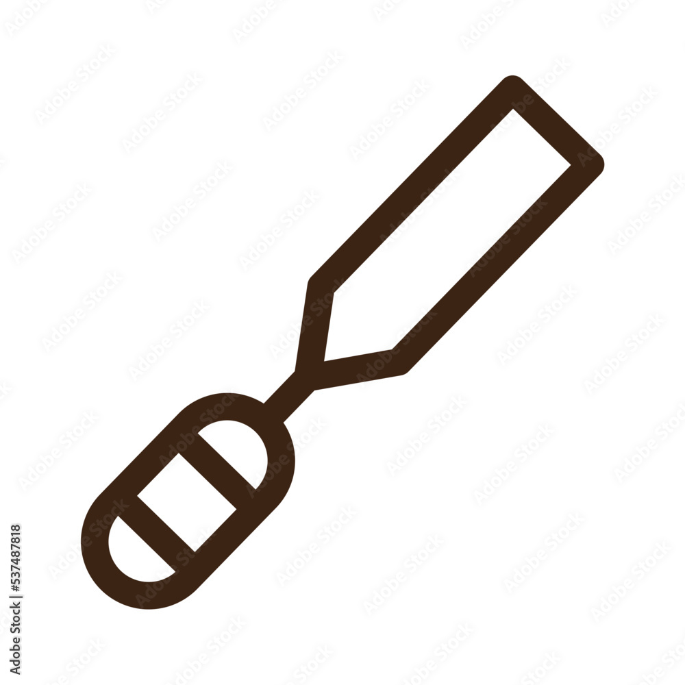 chisel tools construction outline icon chisel tools construction outline icon