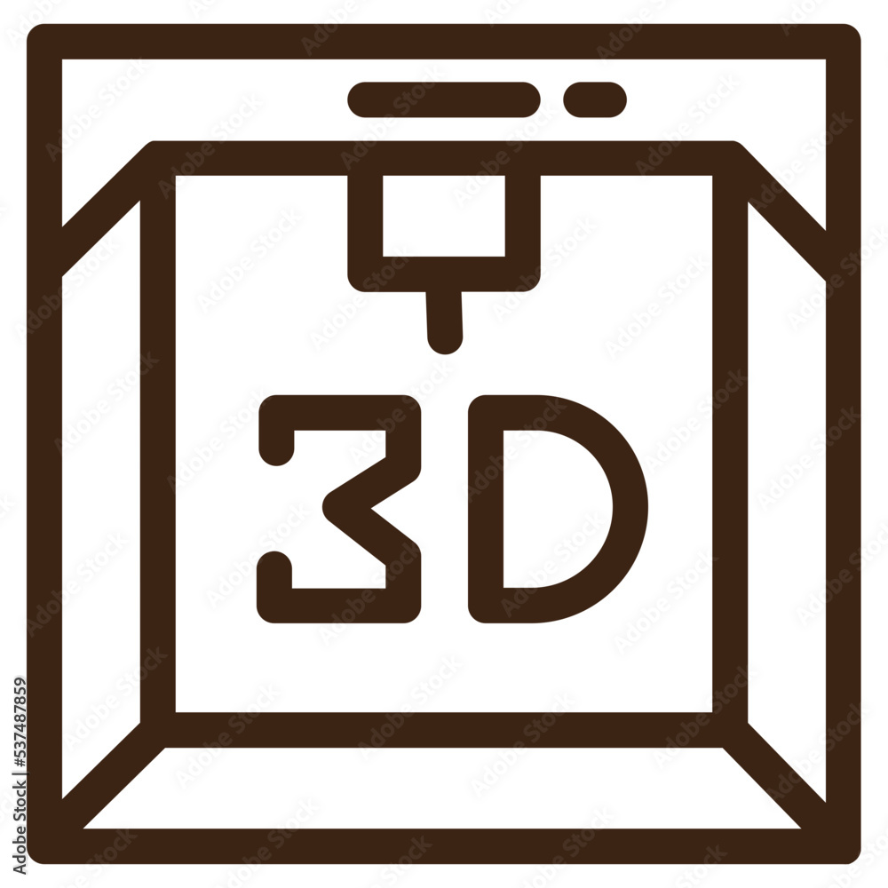 printing tool outline icon printing tool outline icon