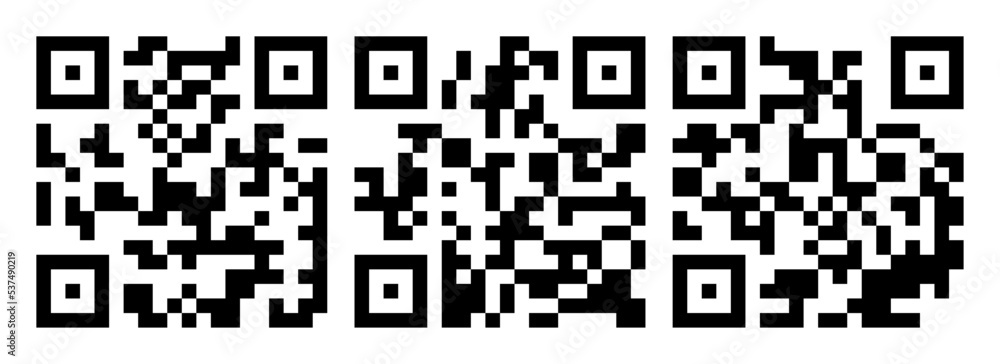 Vector QR code Vector QR code
