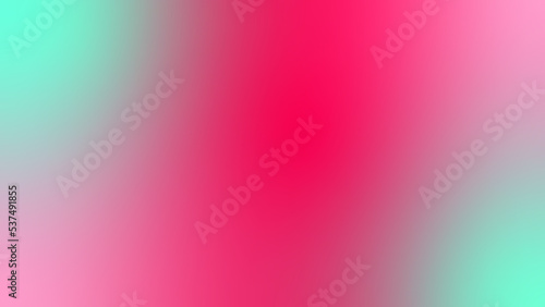 horizontal magenta pink - purple pink - mint blue gradient background
