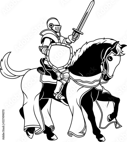Knight in Armour Warrior On...