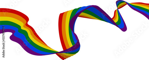 Rainbow Pride Peace Flag Design