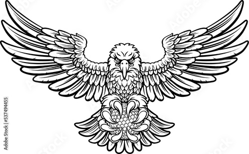 Eagle Golf Sports Mascot