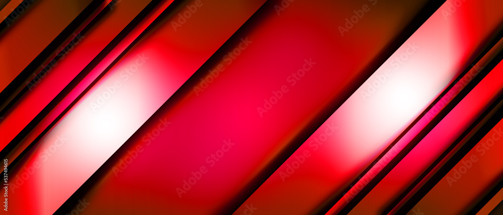 Obraz premium Abstract red background with modern