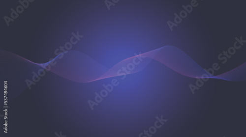 Gradient of techno-sense vector background
