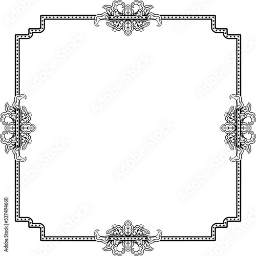 Frame Border Art Vintage De...