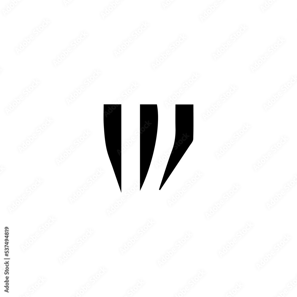 w letter logo vector illustration w letter logo vector illustration