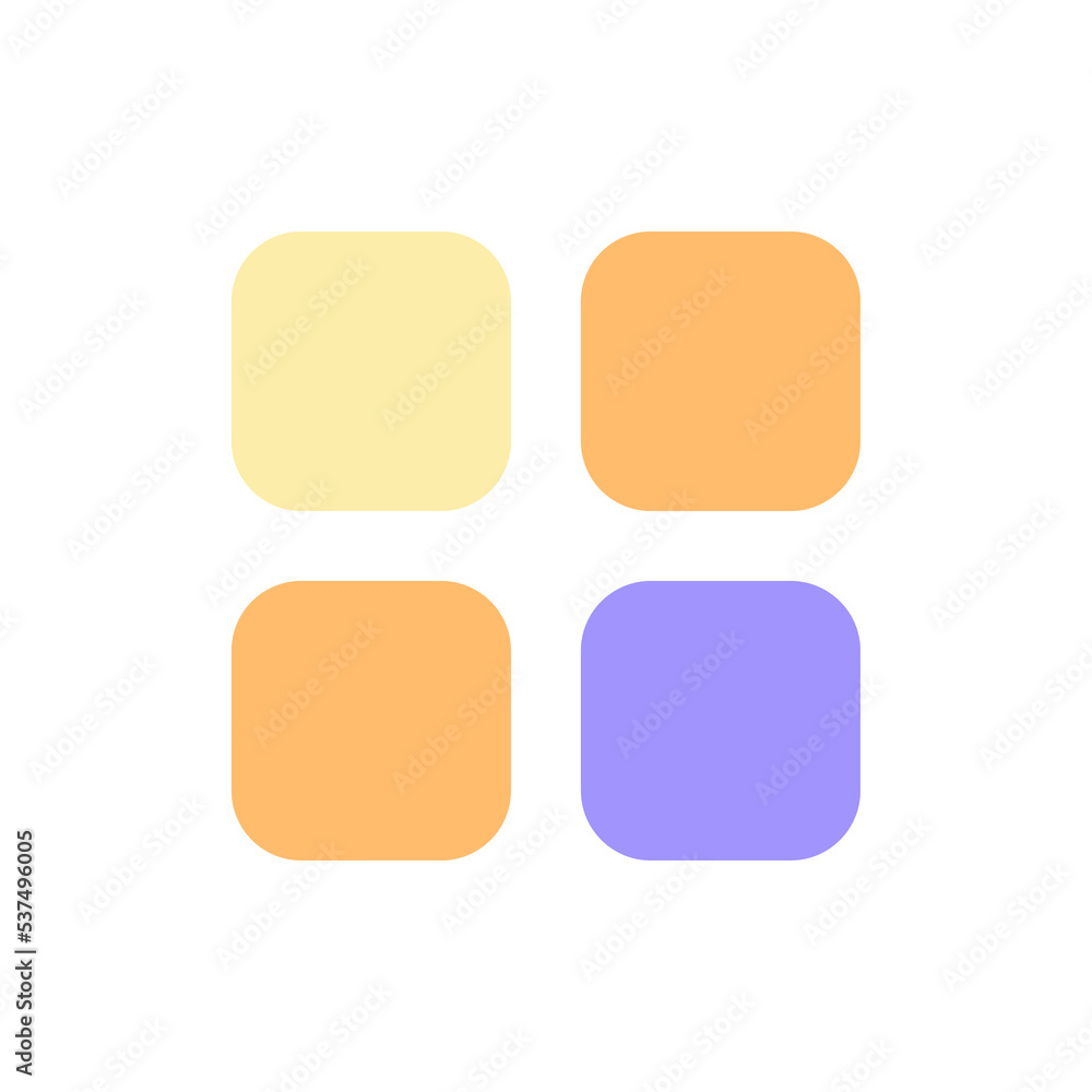 Mobile app menu pixel perfect flat gradient color ui icon. Interactive element of phone screen. Simple filled pictogram. GUI, UX design for mobile application. Vector isolated RGB illustration
