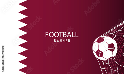 Vector illustration of football game. Use as advertising, invitation, banner, poster
