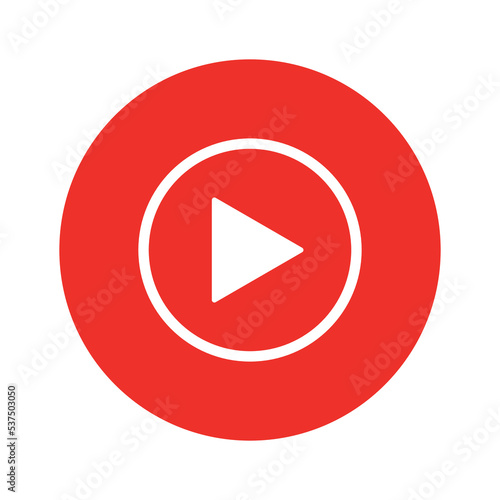Red play button icon on white background vector. Play symbols for you website design.multimedia for video and audio. Vector illustration Free Download Red play button icon on white background vector. Play symbols for you website design.multimedia for video and audio. Vector illustration - GFXLoad