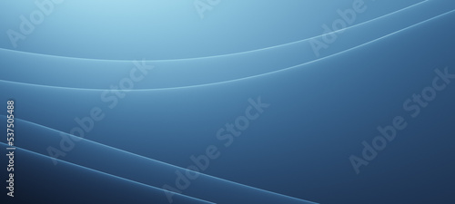 Abstract blue elegant background with curves or layers and copy space for text