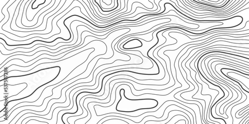 The stylized topographic map illustration