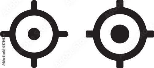sniper rifle target. Focus target vector icon. Target goal icon. target focus arrow. marketing aim design