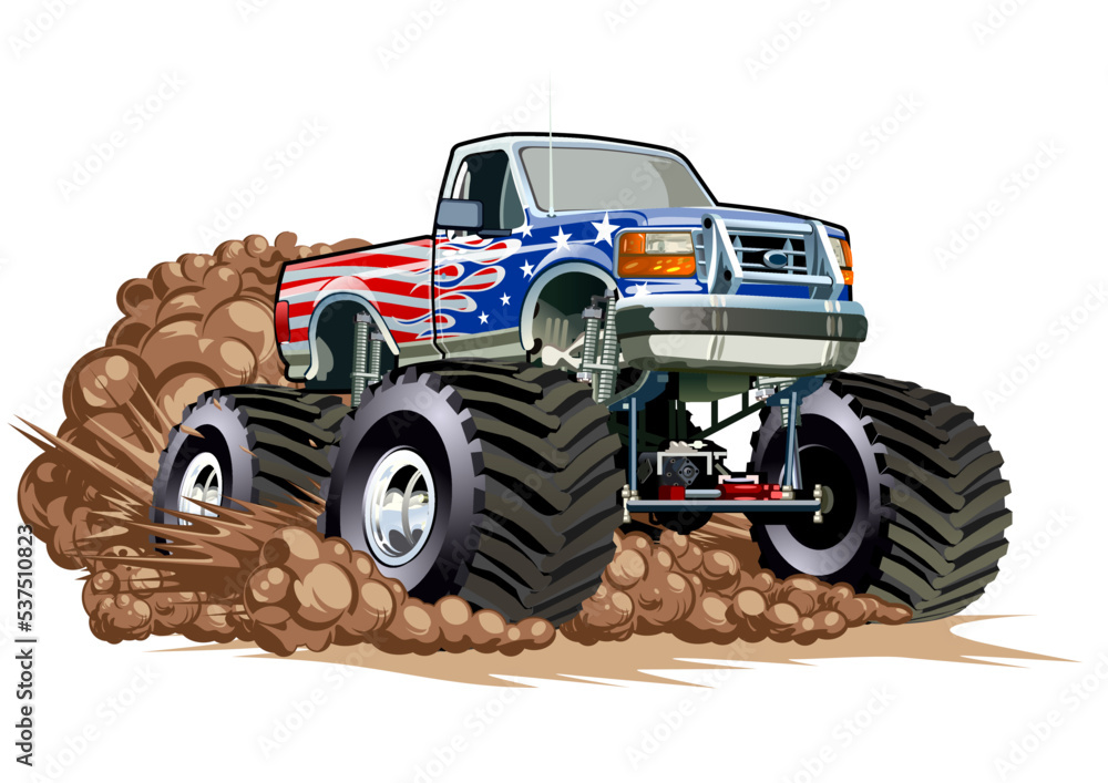 6+ Thousand Cartoon Monster Truck Royalty-Free Images, Stock Photos &  Pictures