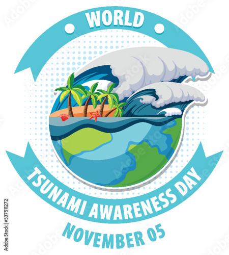 World Tsunami Awareness Day Logo Design