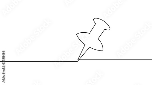 One line map point location business symbol. Continuous lineart icon delivery service map market. Shipping online shopping direction city address position pin vector illustration