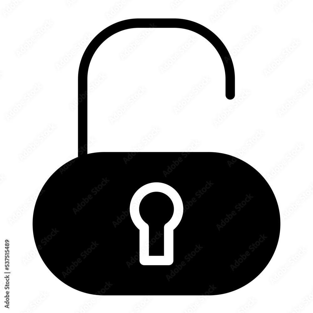 padlock unlock icon