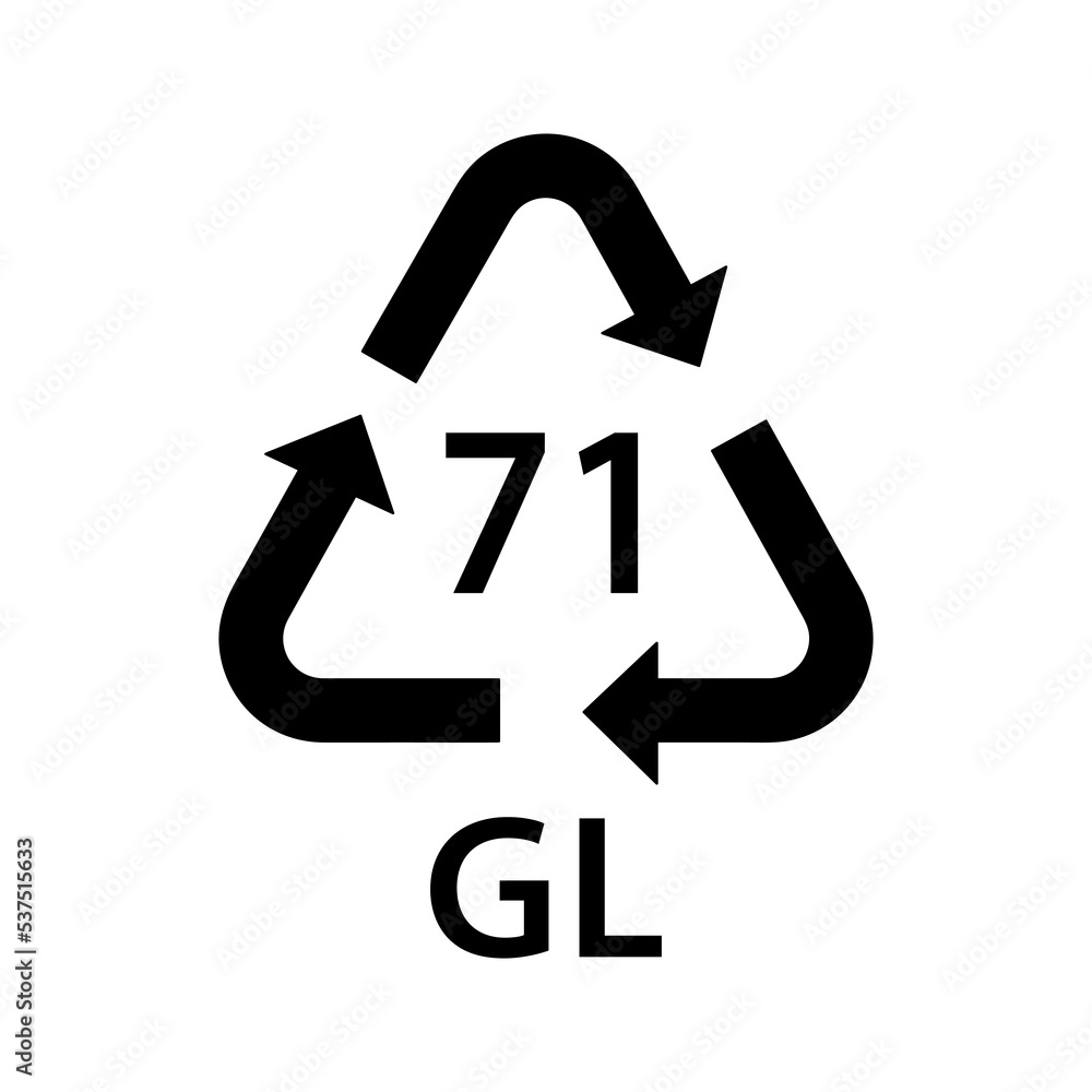 Recycle Glass Sign