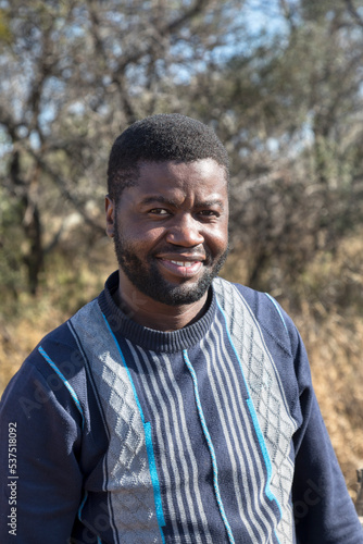 single African man