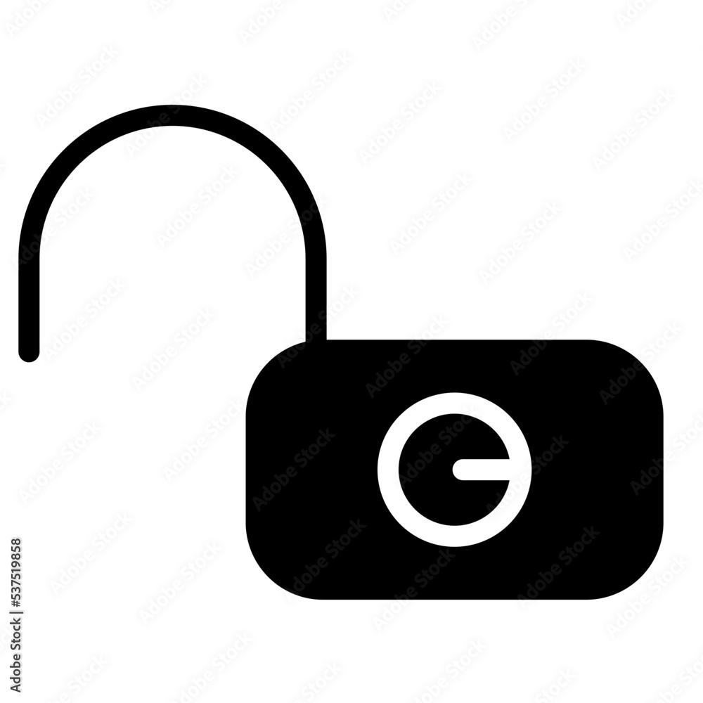 padlock unlock icon