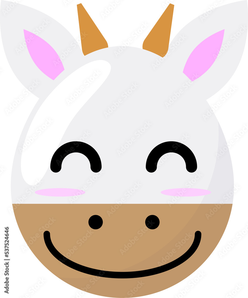 Cow paint easter egg